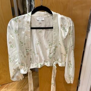 Topshop wrap top - Size 4